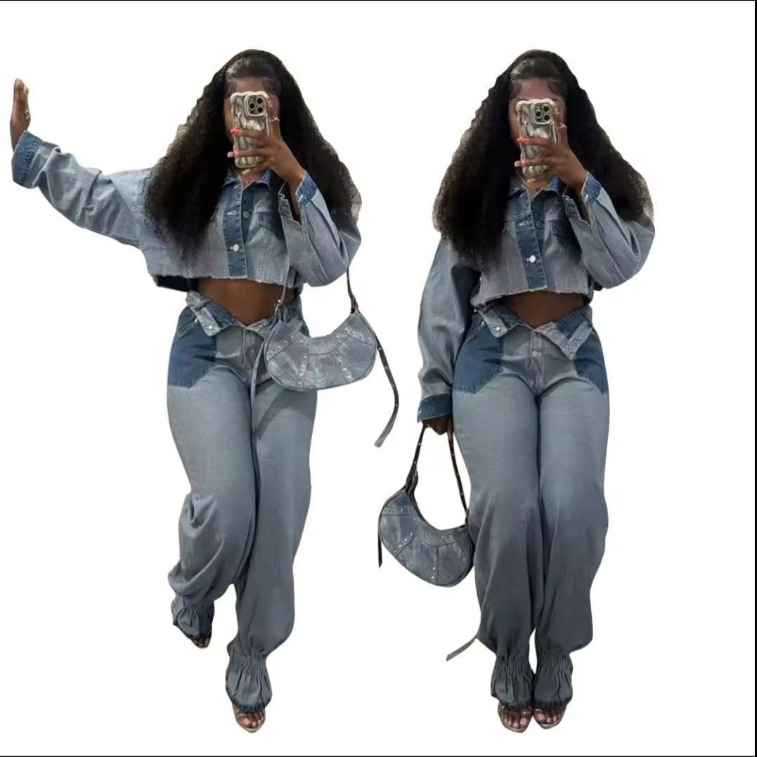 2- Piece Denim Set