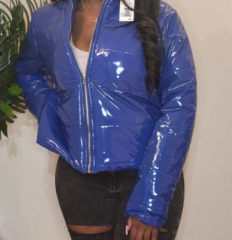 Women's Shiny Puffer Jacket