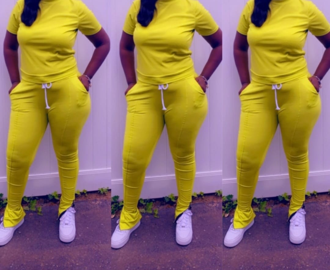 Zippered Track Suit ( Short Sleeve)