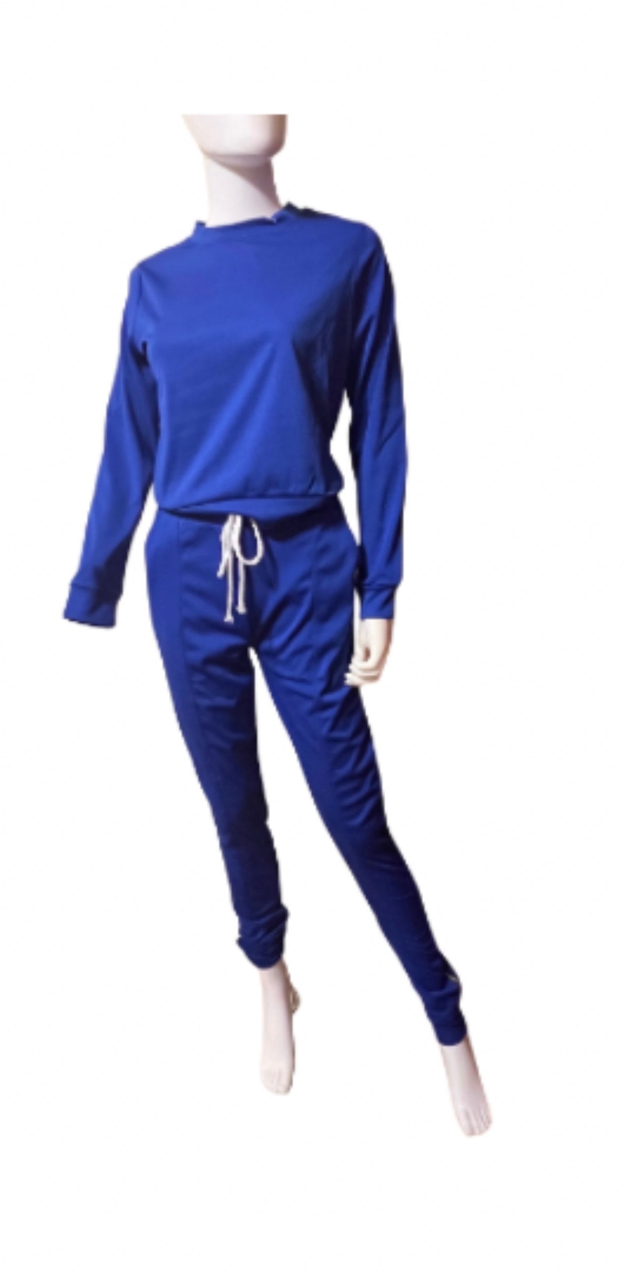 High waisted Zipper Track Suit (Long Sleeve)