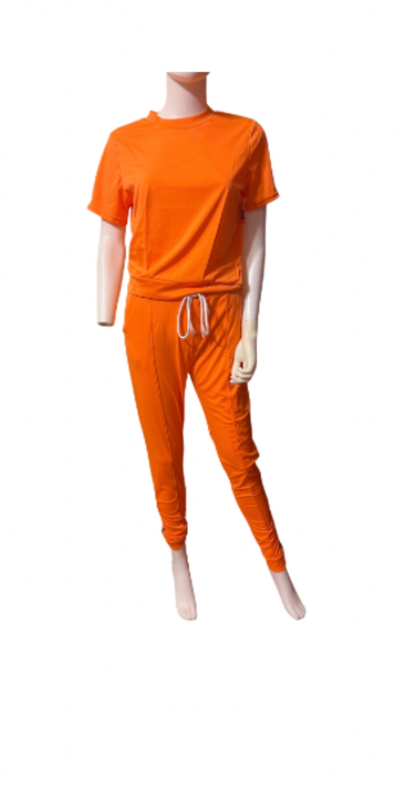 Zippered Track Suit ( Short Sleeve)
