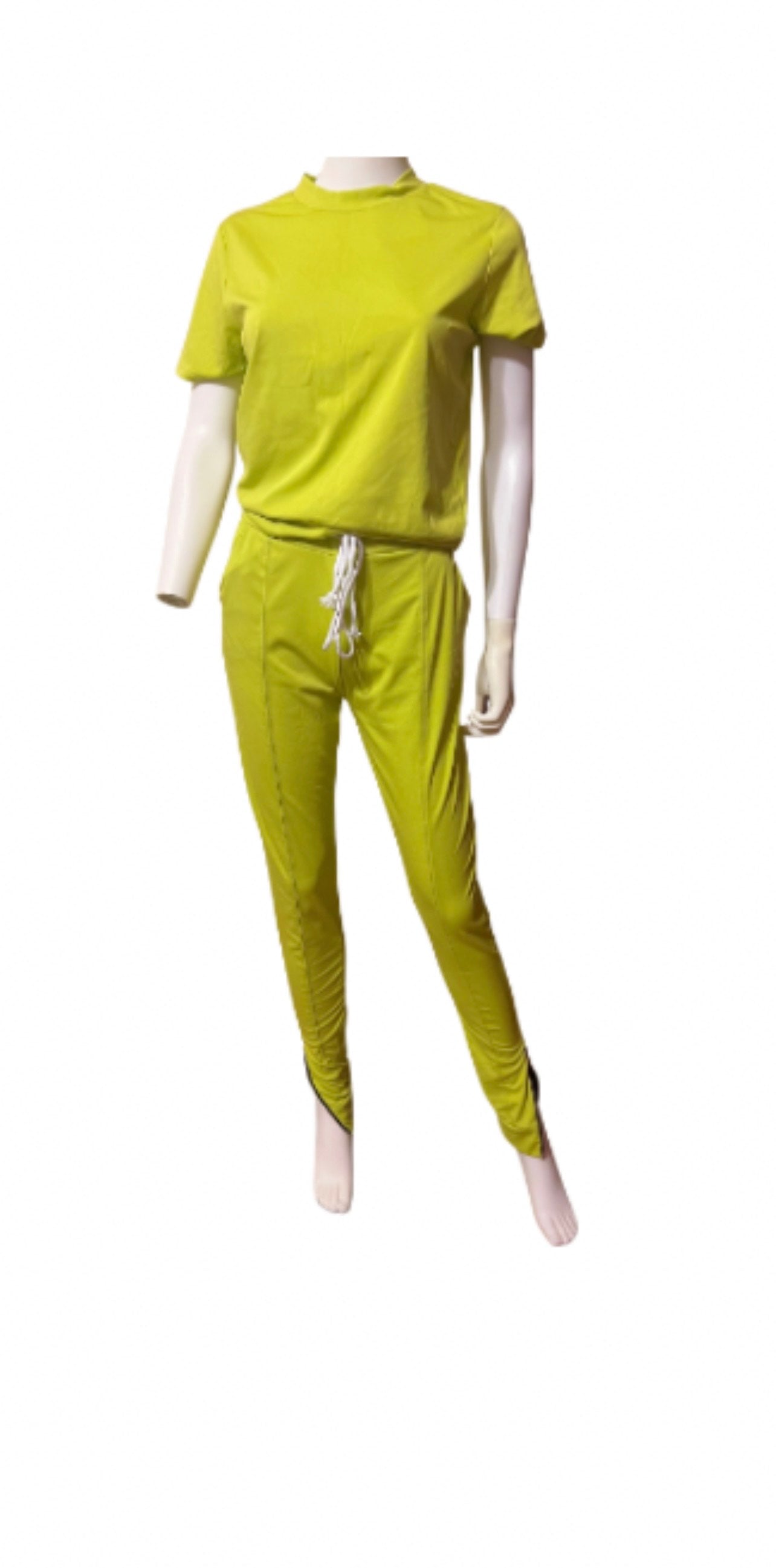 Zippered Track Suit ( Short Sleeve)